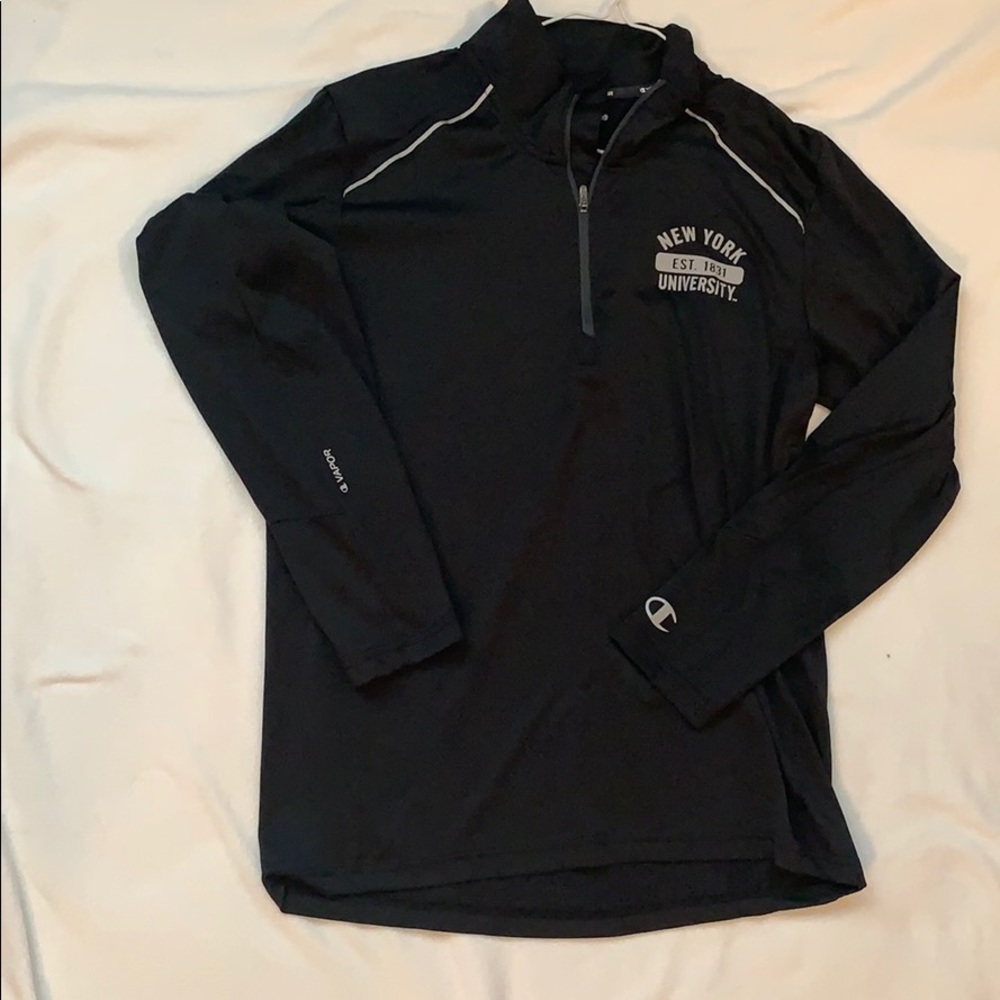 NYU half zip
